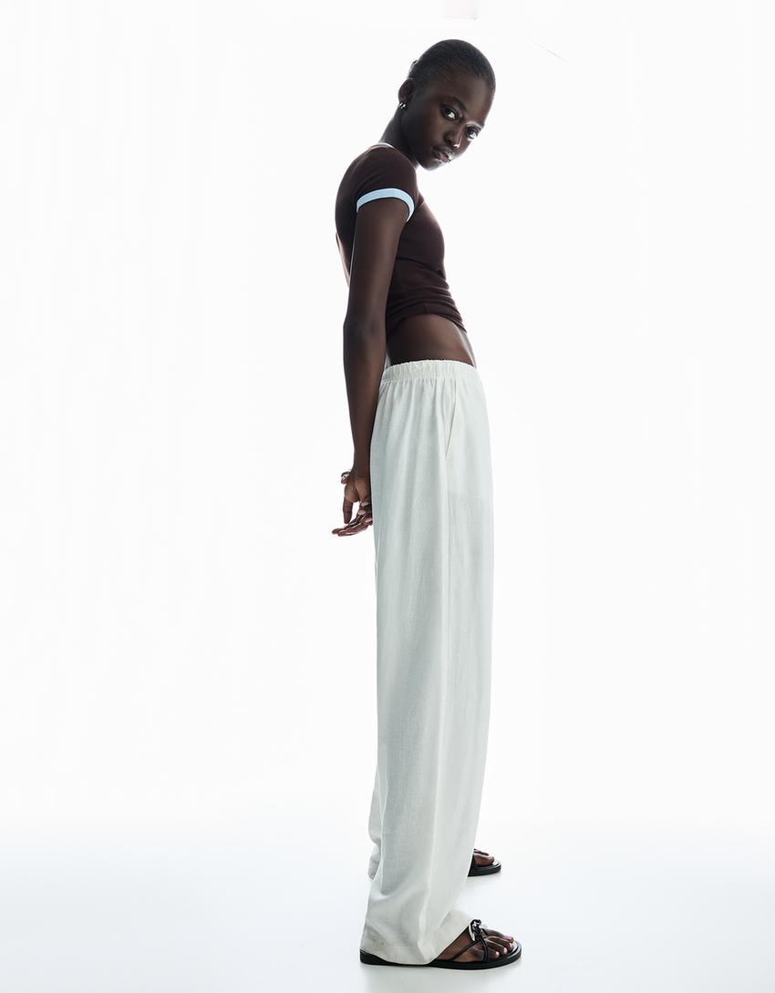 LINEN TROUSERS
