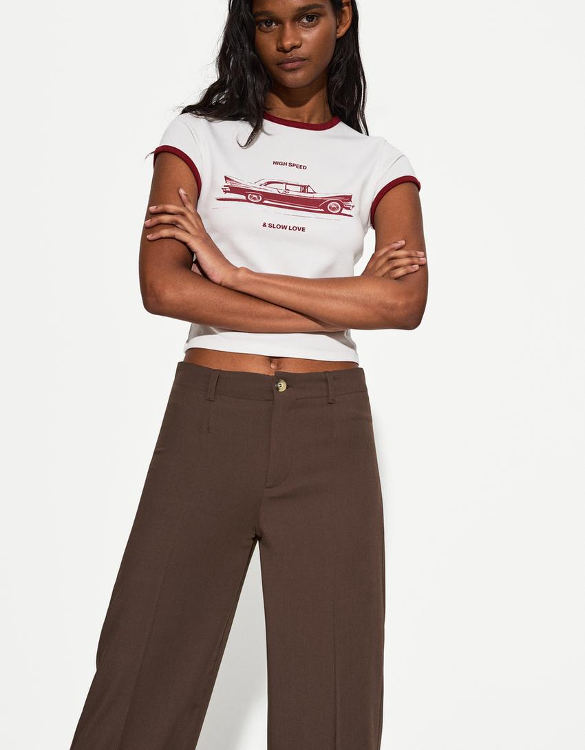 WIDE LEG TROUSERS