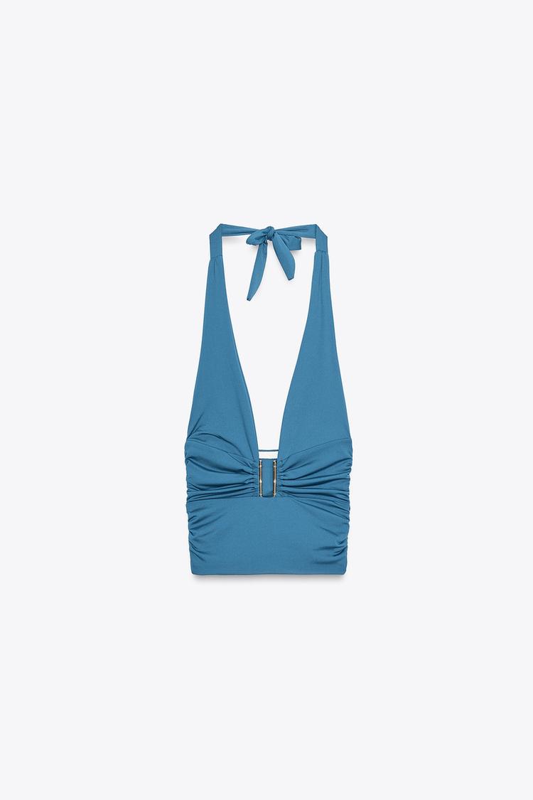 SOLANA HALTER TOP