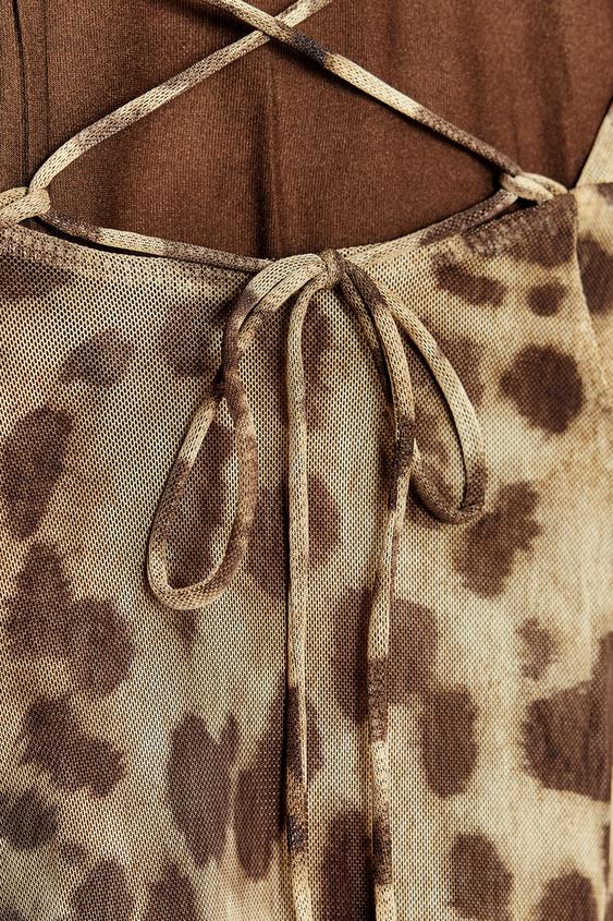 PRINT MINI DRESS