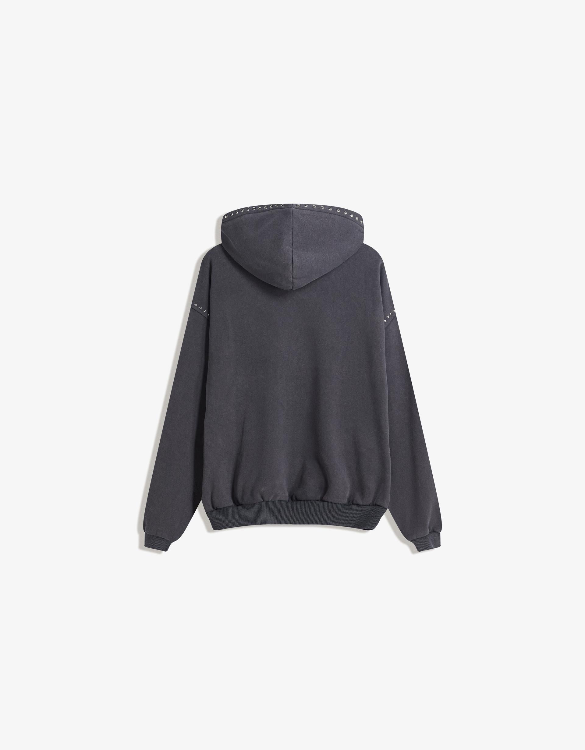 STUDDED HOODIE