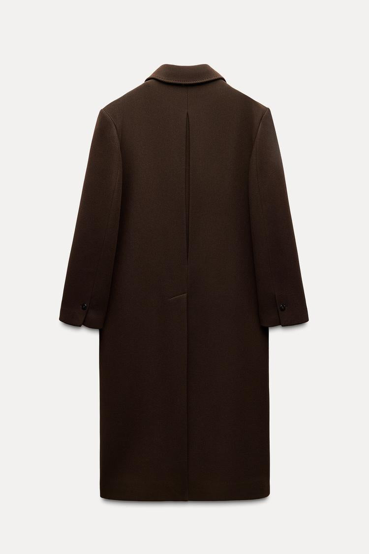 BROWN BLAZER COAT